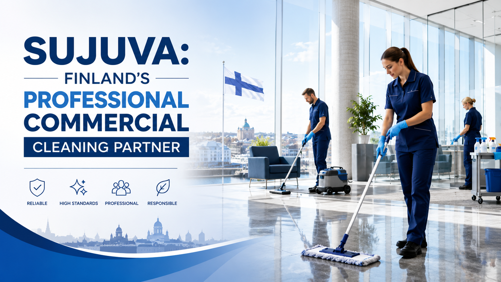 Sujuva: Finland’s Professional Commercial Cleaning Partner
