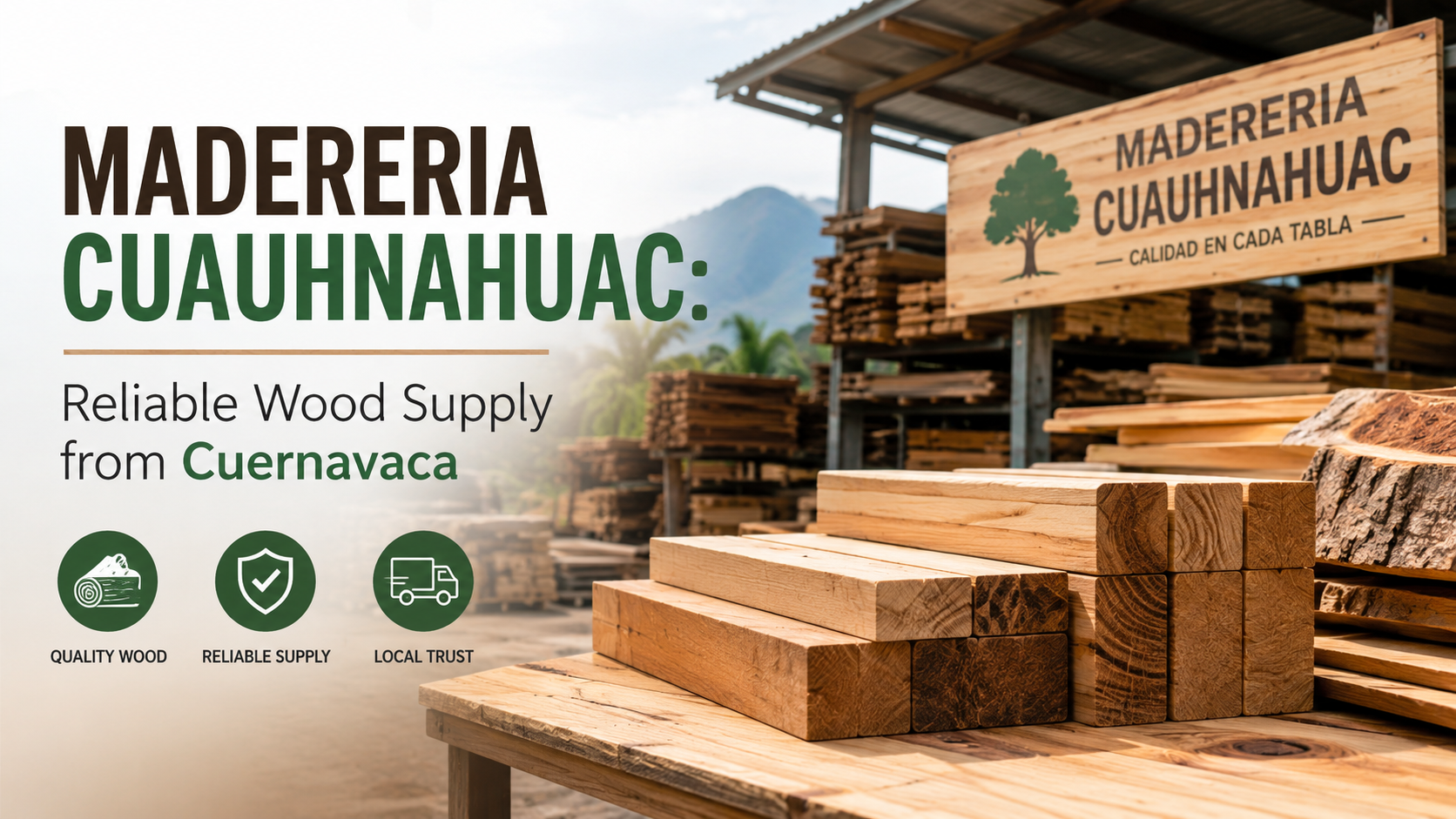 Madereria Cuauhnahuac: Reliable Wood Supply from Cuernavaca